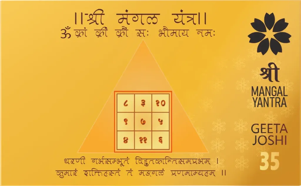 Mangal Yantra Card